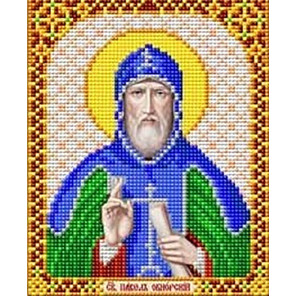  Святой Павел Обнорский Канва с рисунком для вышивки Благовест И-5173