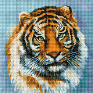  Большой тигр Алмазная вышивка мозаика Белоснежка 3300-ST-S