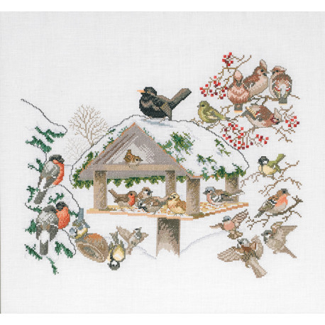  Кормушка для птиц Набор для вышивания Eva Rosenstand 972-352