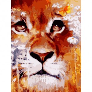 Сентиментальный лев Раскраска картина по номерам акриловыми красками Color Kit