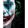  Взгляд Джокера Раскраска картина по номерам на холсте Z-GX42372