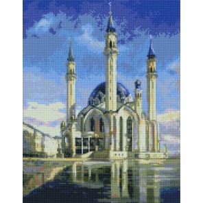 Мечеть Кул - Шариф Алмазная вышивка мозаика с рамкой Цветной