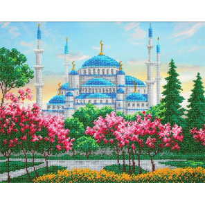  Голубая мечеть Набор для вышивания бисером Паутинка Б-1506