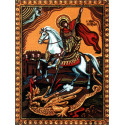 Святой Георгий Канва жесткая с рисунком для вышивки Gobelin L
