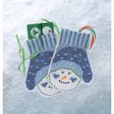 Варежки Снеговика Набор для вышивания MILL HILL