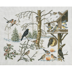  Кормушка для птиц Набор для вышивания Eva Rosenstand 12-651