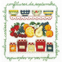 CONFITURES DE SEPTEMBRE (Сентябрьские конфитюры) Набор для вышивания Le Bonheur des Dames