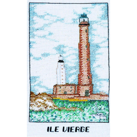  PHARE ILE VIERGE (Маяк Иль Вьерж) Набор для вышивания Le Bonheur des Dames 1983
