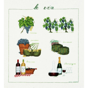  VIN (Вино) Набор для вышивания Le Bonheur des Dames 1181