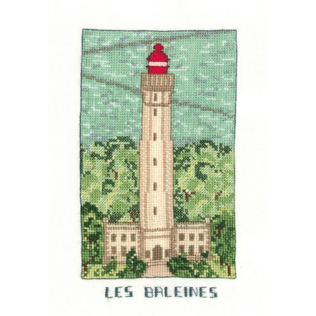  PHARE LES BALEINES (Маяк Бален) Набор для вышивания Le Bonheur des Dames 1991