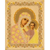  Богородица Казанская Канва с рисунком для вышивки бисером Конек 7113