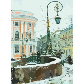 На углу в Петербурге Раскраска картина по номерам акриловыми красками Color Kit