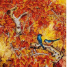  В осеннем лесу Канва с рисунком для вышивки бисером Конек 9946