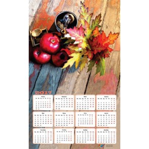 Осенний натюрморт Календарь 2017г Алмазная частичная вышивка (мозаика) Color Kit | Купить календарь