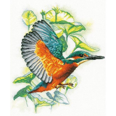  Flying kingfisher Набор для вышивания LanArte PN-0200091