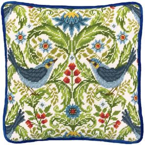  Summer Bluebirds Tapestry Набор для вышивания подушки Bothy Threads TKTB2