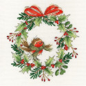 Robin Wreath (Венок Робина) Набор для вышивания Bothy Threads