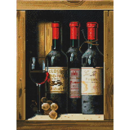  Коллекционное вино Алмазная вышивка мозаика Белоснежка 3434-ST-S