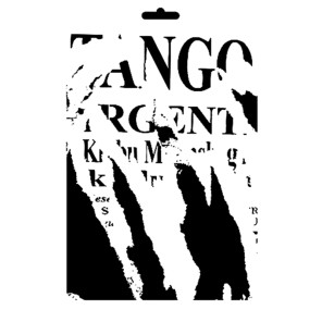  Tango Пластиковый трафарет Cadence STMA06