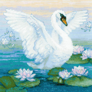  Белая лебедь Набор для вышивания Риолис 2133