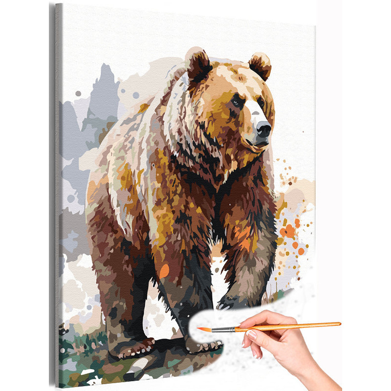 Раскраска Белый медведь распечатать бесплатно
