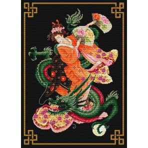  Танец с драконом Набор для вышивания Многоцветница МКН 119-14