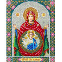 Богородица Знамение Набор для частичной вышивки бисером Паутинка