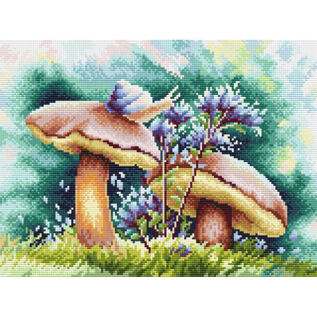 В летнем лесу Алмазная вышивка мозаика BrilliArt