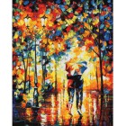 Под одним зонтом Раскраска картина по номерам акриловыми красками на холсте Белоснежка