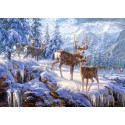 Зимние горы Пазлы Castorland