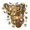  Милая коала (S) Деревянные 3D пазлы Woodbests 6220-WP