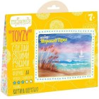 Коробка Морской берег Картина из шерсти Toyzy