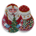 Дед Мороз Набор для вышивки бисером Кроше