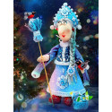 Баба Яга - Снегурочка Набор для создания игрушки своими руками Перловка