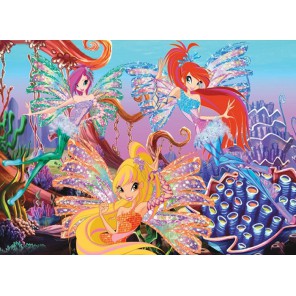 Winx. Морской риф Пазлы Castorland