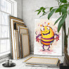 3 Пчела Мая Коллекция Cute animals Смешные Для детей Детские Для девочек Для мальчиков 60х80 Раскраска картина по номерам на хол