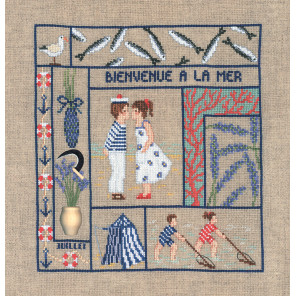 July (Июль) Набор для вышивания Le Bonheur des Dames 7707