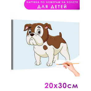 1 Удивленный французский бульдог Животные Собаки Щенки Для детей Детские Для мальчиков Для девочек Легкая Маленькая Раскраска ка