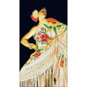 Испанка Канва с рисунком для вышивки бисером Конек