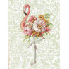  Цветочный фламинго Набор для вышивания Dimensions DMS-70-35409
