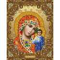 Богородица Казанская Канва с рисунком для вышивки бисером Благовест