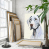 3 Портрет веймаранера Животные Собака Легавая Для детей для подростков Для девочки Для мальчика 80х100 Раскраска картина по номе