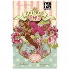 Бабочки Madeline Чипборд для скрапбукинга, кардмейкинга K&Company