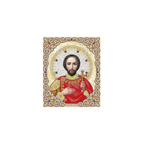  Святой Александр Канва с рисунком для вышивки бисером Благовест ЖЛ-4726