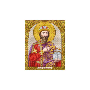  Святой Ярослав Канва с рисунком для вышивки бисером Благовест ИС-4052