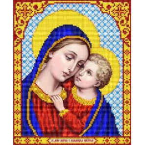  Дева Мария Канва с рисунком для вышивки бисером Благовест К-4033