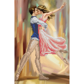  Танец Канва с рисунком для вышивки бисером Благовест К-4059-Ш
