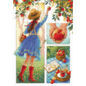 Яблочный день Набор для вышивания Риолис