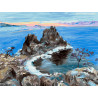  Закат на Байкале. Вид на гору Шаманку Раскраска картина по номерам на холсте Белоснежка 561-AS