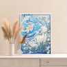  Карпы кои и цветущее дерево Япония Рыба Вода Цветы Интерьерная 80х100 Раскраска картина по номерам на холсте AAAA-NK911-80x100